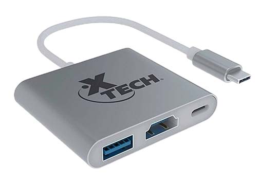 ADAPTADOR MULTIPUERTO USB TIPO C 3-EN-1 HDMI - USB